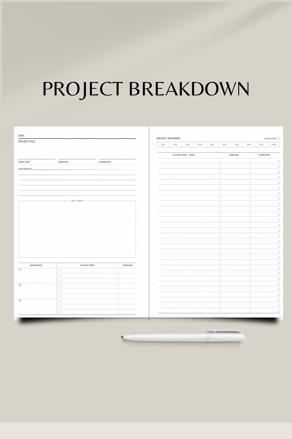 Goals & Projects Planner