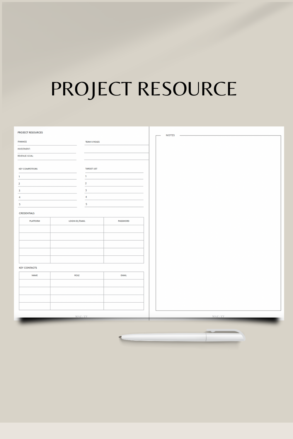 Goals & Projects Planner